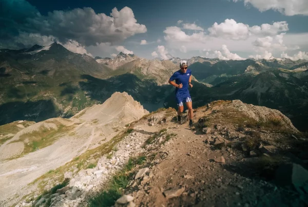 Josh Wade running on mountain ridge, The North Face, Endurance Sport Documentary